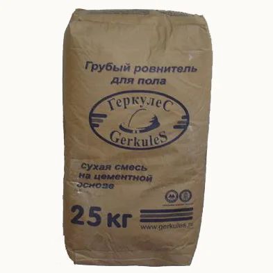 Лот: 2995102. Фото: 1. Грубый ровнитель для пола Геркулес. Смеси, шпатлевки, цемент