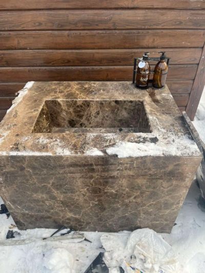 Лот: 21333714. Фото: 1. Раковина гранит б9394к. Раковины, умывальники