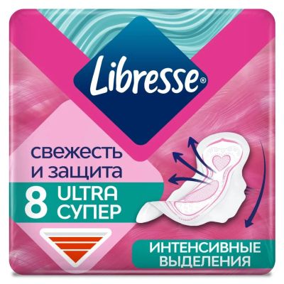 Лот: 24845257. Фото: 1. Прокладки женские Libresse, Ultra... Средства личной гигиены 
