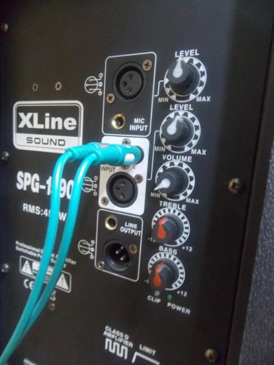 Лот: 3810004. Фото: 1. Активная колонка XLINE SPG-1590... Эстрадная акустика и усилители
