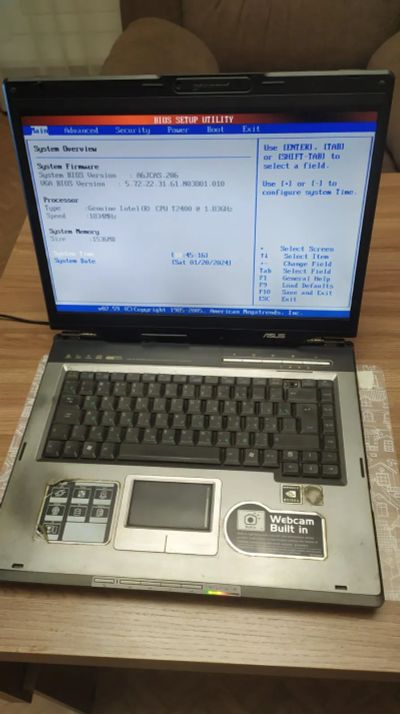 Лот: 21347043. Фото: 1. Ноутбук Asus A6J. Ноутбуки