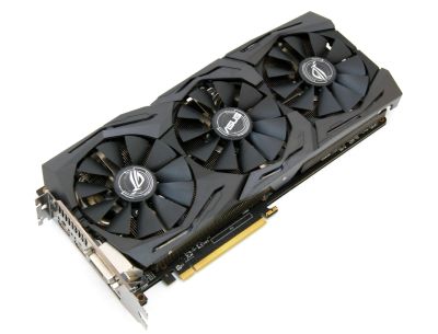 Лот: 18374949. Фото: 1. видеокарта - ASUS ROG STRIX RX... Видеокарты