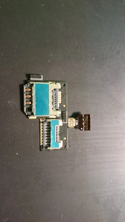 Лот: 15529545. Фото: 1. Коннектор SIM/MMC для Samsung... Шлейфы, разъёмы