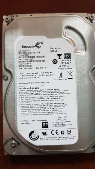 Лот: 14283753. Фото: 1. Жесткий диск Seagate Barracuda... Жёсткие диски (HDD)