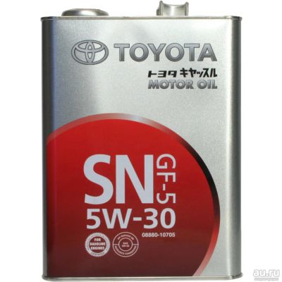 Лот: 11305664. Фото: 1. Toyota 5W30 motor oil SN/CF GF-5... Масла, жидкости