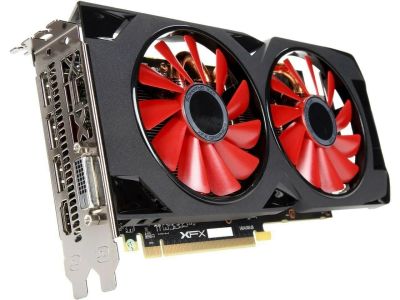 Лот: 16162815. Фото: 1. XFX RX 570 4GB RX570. Видеокарты
