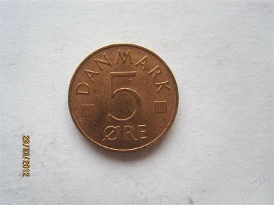 Лот: 1685026. Фото: 1. vz Дания 5 эре 1981. Европа