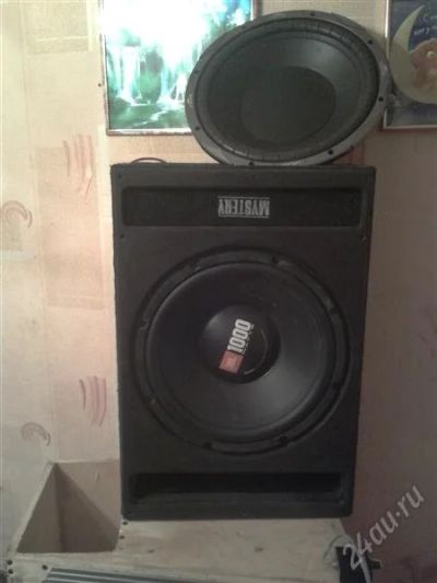 Лот: 2491598. Фото: 1. jbl 1000w в коробе Mystery MO. Сабвуферы