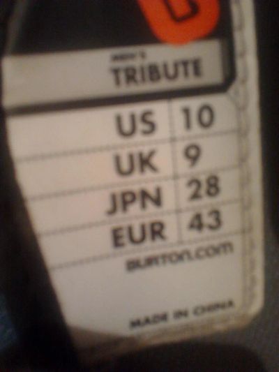 Лот: 3589809. Фото: 1. Burton Tribute. Ботинки