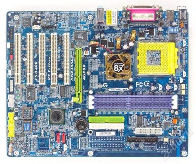 Лот: 597829. Фото: 1. Материнская плата GA-7VT600 socket... Материнские платы