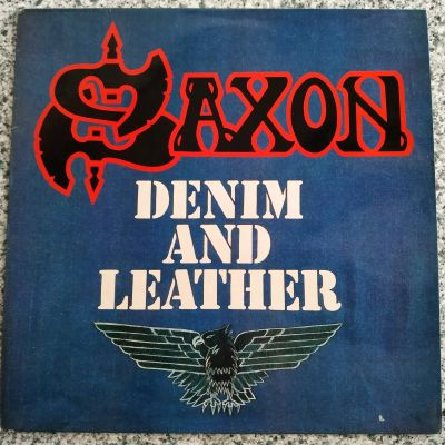 Лот: 22563608. Фото: 1. LP ● SAXON ● Denim And Leather... Аудиозаписи