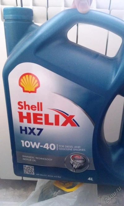 Лот: 5704812. Фото: 1. масло Shell HELIX HX7 10W-40. Масла, жидкости