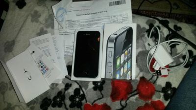 Лот: 5475605. Фото: 1. iPhone 4s Black, 8gb. Смартфоны