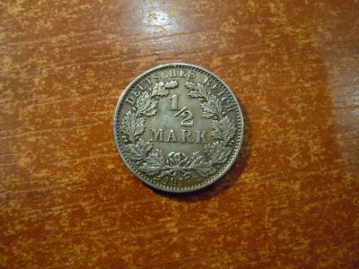 Лот: 25728912. Фото: 1. 1/2 марки 1917г(E) Германская... Германия и Австрия