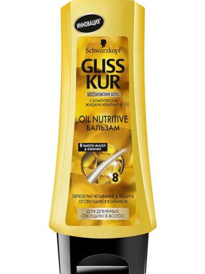 Лот: 15432598. Фото: 1. Глисс Кур бальзам 400мл Oil Nutritive... Средства личной гигиены 