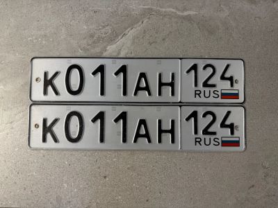 Лот: 25371317. Фото: 1. Продам гос.номер К 011 АН 124. Госномера