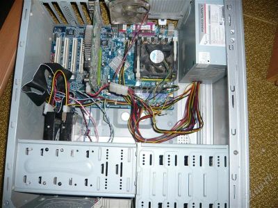 Лот: 1900753. Фото: 1. Системный блок Pentium 3GHZ/1024мб... Компьютеры в сборе