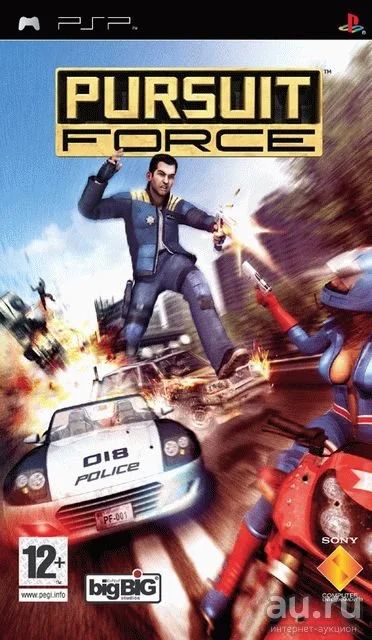 Лот: 14070889. Фото: 1. Pursuit Force [PSP, английская... Игры для консолей
