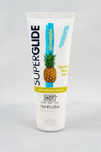 Лот: 4916923. Фото: 1. super glide со вкусом ананаса... Интимная косметика, смазки