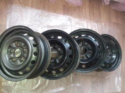Лот: 4713534. Фото: 1. Комплект (4шт.) штампованных дисков... Диски