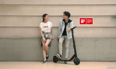 Лот: 14856165. Фото: 1. Электросамокат Ninebot KickScooter... Электросамокаты, гироскутеры, сигвеи