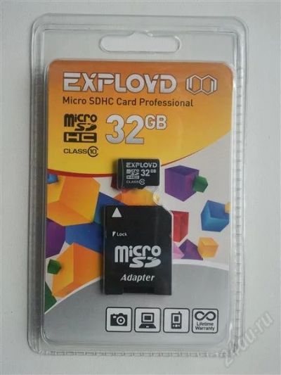 Лот: 2791383. Фото: 1. Карта памяти Exployd micro sd... Карты памяти