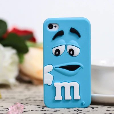Лот: 8867211. Фото: 1. Чехол Силиконовый M&M`s iPhone5... Чехлы, бамперы