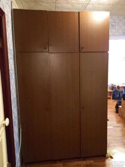Лот: 18337021. Фото: 1. Шкаф трехстворчатый с антресолью... Шкафы, шкафы-купе
