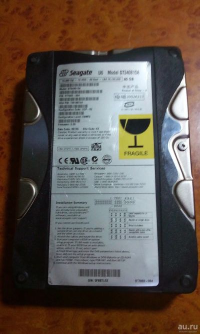 Лот: 13701226. Фото: 1. Жесткий диск 40 Gb.С рубля. Жёсткие диски (HDD)