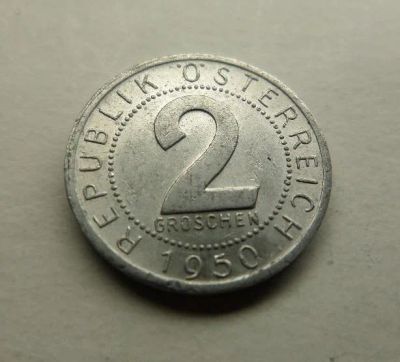 Лот: 3492172. Фото: 1. Австрия 2 гроша. Европа