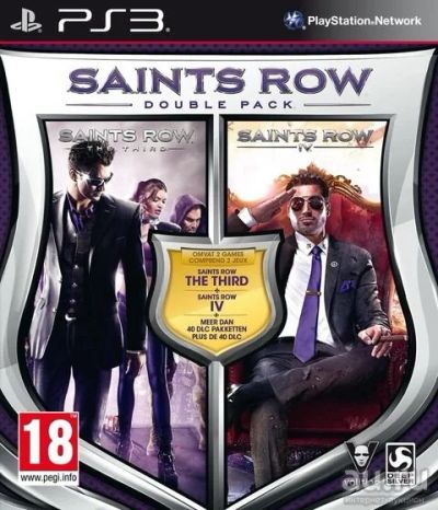 Лот: 13345960. Фото: 1. Saints Row Double Pack (Saints... Игры для консолей