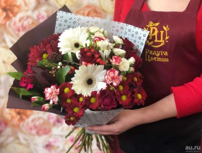 Лот: 13427585. Фото: 1. Лот № 83 Букет классический -... Свежие цветы