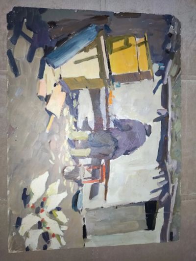 Лот: 20028439. Фото: 1. Картина к/масло худ. Горенский. Картины, рисунки