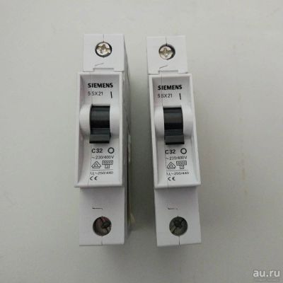 Лот: 12821752. Фото: 1. Автомат Siemens 5SX2132, 1P-полюсный... Автоматы, пакетники, предохранители