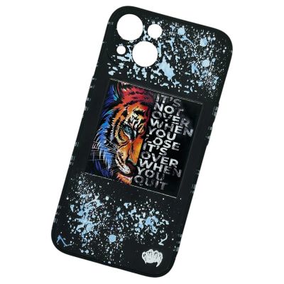 Лот: 25255699. Фото: 1. Чехол силиконовый iPhone 14 (Тигр... Чехлы, бамперы