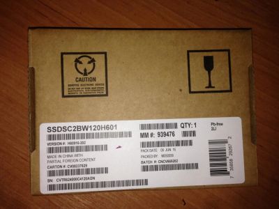 Лот: 10575162. Фото: 1. Intel SSD 120 Gb Новые не распакованные... SSD-накопители