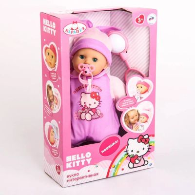 Лот: 11005214. Фото: 1. Пупс "Hello Kitty" плачет без... Куклы и аксессуары