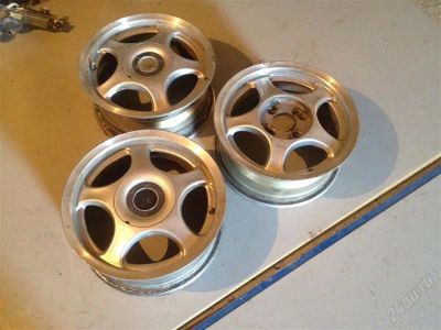Лот: 2876505. Фото: 1. Диски литье r14 4x100 3шт по цене... Диски
