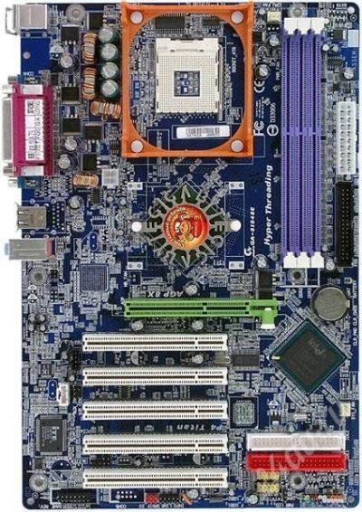 Лот: 596220. Фото: 1. Gigabyte GA-8pe800-RS Socket 478... Материнские платы