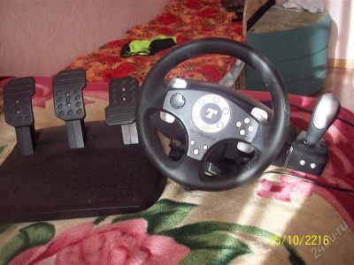 Лот: 1095116. Фото: 1. Руль для компьютера ThrustMaster... Рули, джойстики