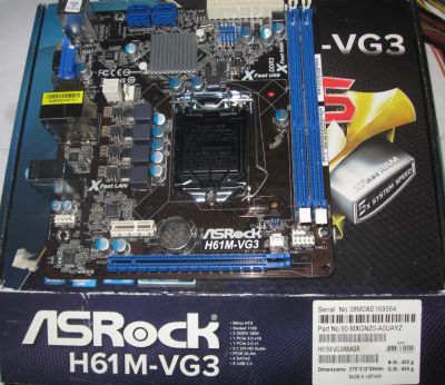 Лот: 6653053. Фото: 1. Материнская плата LGA1155 Asrock... Материнские платы