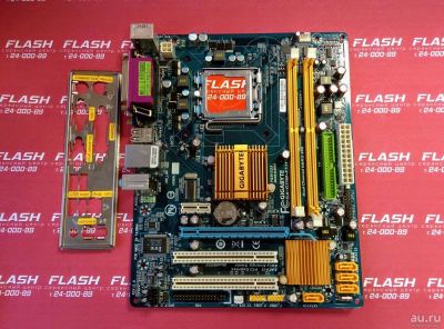 Лот: 9656852. Фото: 1. Материнская плата Gigabyte GA-G31M-ES2L... Материнские платы