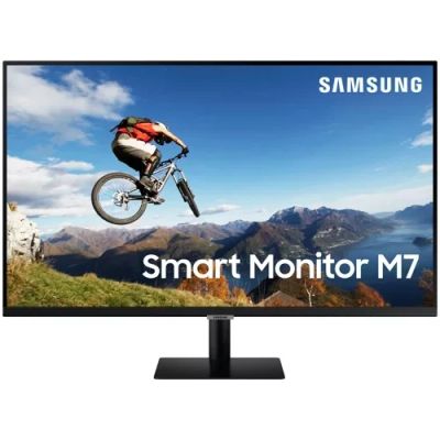 Лот: 18577379. Фото: 1. Монитор Samsung S32AM700UI черный. ЖК-мониторы