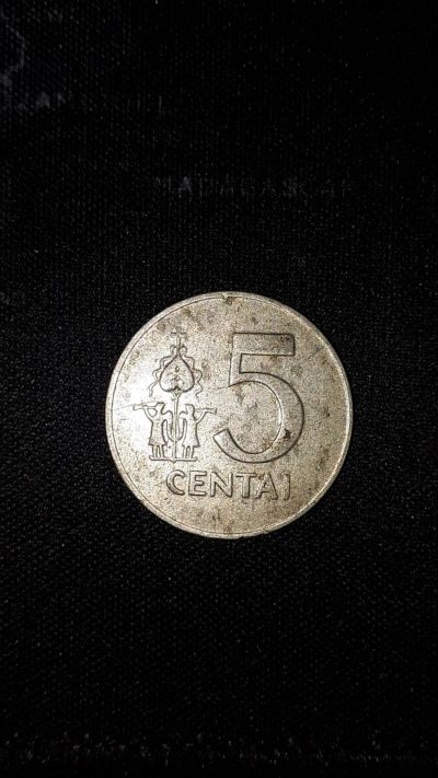 Лот: 17567715. Фото: 1. 5 centa1 1991 lietuva. Россия, СССР, страны СНГ