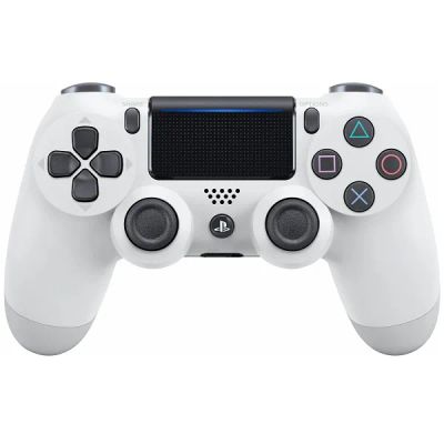 Лот: 22193449. Фото: 1. Геймпад Sony Dualshock 4 v2 White... Аксессуары для игровых приставок, консолей, геймпады