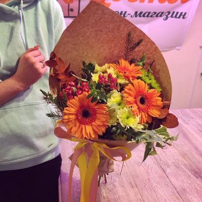 Лот: 7543372. Фото: 1. Сборный букет. Цветы на Щорса... Свежие цветы