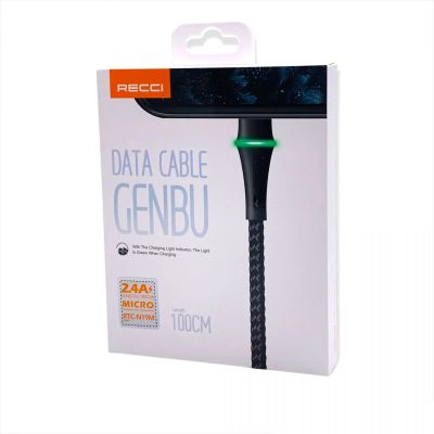 Лот: 22146614. Фото: 1. Кабель RECCI micro USB RTC-N19M... Дата-кабели, переходники