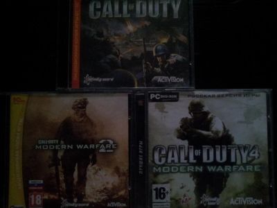 Лот: 3040908. Фото: 1. CALL OF DUTY 1, 4, 6 части. Игры для ПК