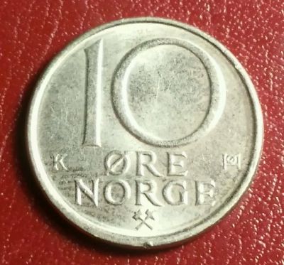 Лот: 12625800. Фото: 1. Норвегия. 10 эре. Другое (монеты)