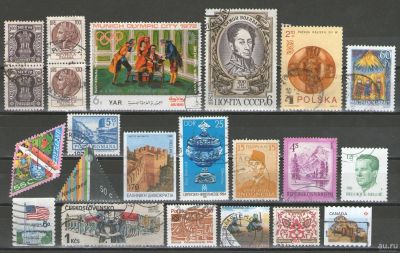 Лот: 16169495. Фото: 1. ЛОТ МАРОК МИРА (17 СТРАН). Марки